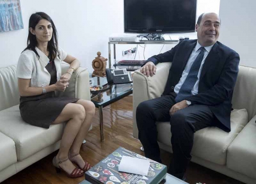 Raggi-Zingaretti,ora convergenza su temi Raggi-Zingaretti,ora convergenza su temi